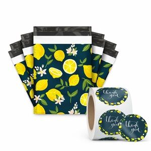 Lemon Polymailer Bundle | 20 Mailers + 50 Thank You Stickers 🍋